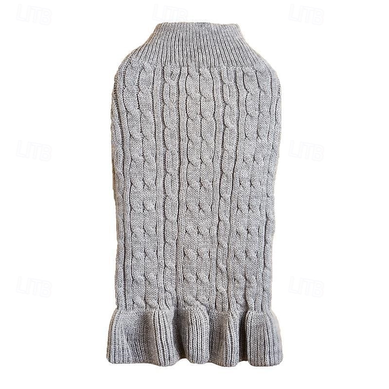 Dog Cat Sweater Dress Jumper Fashion Winter Warm Fashion Comfortable Outdoor Dailywear Homewear Dog Clothing for Small Medium4