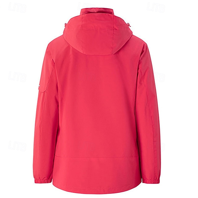 Women's Hiking Fleece Jacket Fleece Winter Outdoor Waterproof Windproof Soft Comfortable Fleece Jackets Full Zip Camping / Hiking / Caving Traveling Winter Sports Black Pink Red Blue Fuchsia3