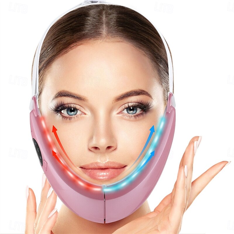 EMS Face Lift Device LED Photon Therapy Vibratory Face Massager Face Slimming Double Chin Removal V-Line Lift Belt Skin care product4