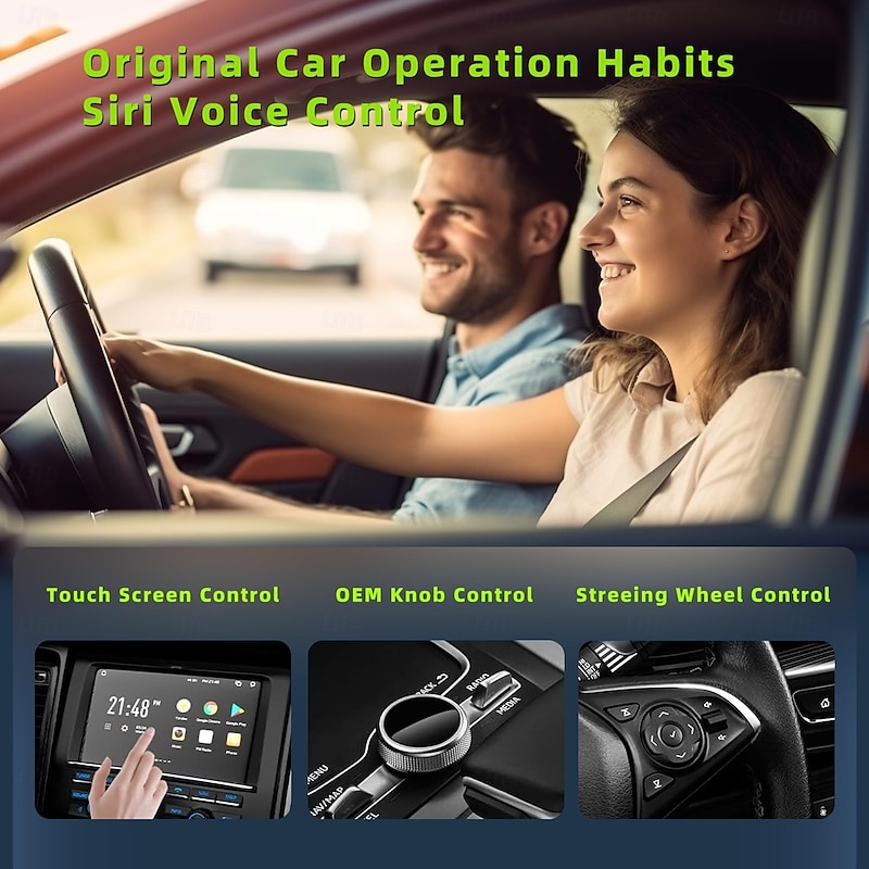 Wireless CarPlay Adapter for iPhone Apple Carplay Wireless Adapter Convert Wired to Wireless CarPlay Dongle Plug & Play WiFi Auto Fast Connect for Cars2