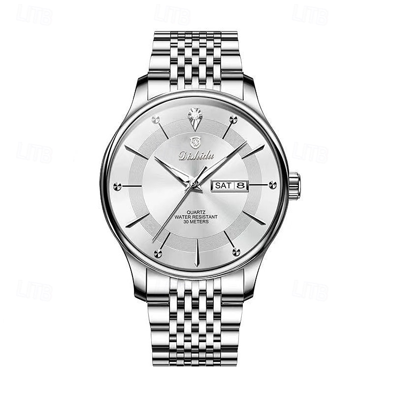 New Dual-Calendar Men'S Fashion Trend Luminous Quartz Watch Simple Versatile Leisure Life Travel Sports Men'S Watch3