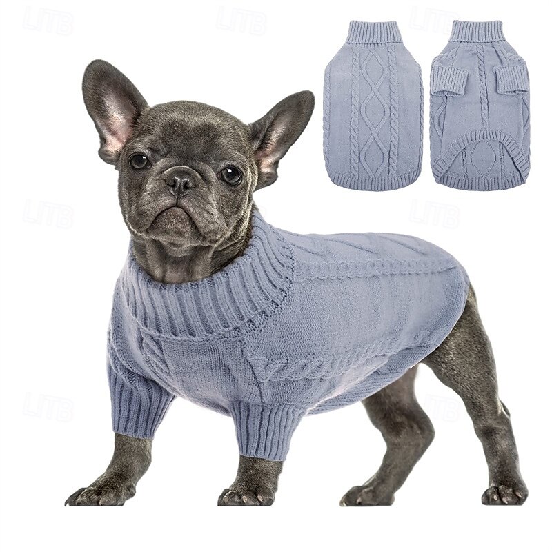 Dog Sweater Jumper Fashion Winter Warm Fashion Comfortable Outdoor Dailywear Homewear Dog Clothing for Small Medium
