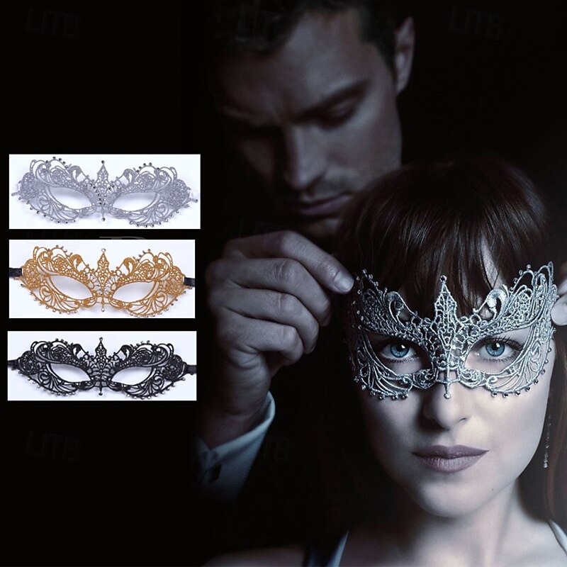 Greek Goddess Halloween Mask Eye Mask Fifty Shades Of Grey Carnival Mask Lace Sexy Costume Adults' Women's Halloween Carnival Mardi Gras Party Easy Halloween Costumes Dress Up