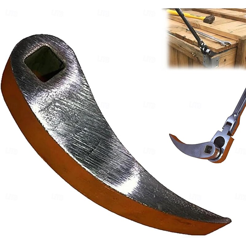 Crowbar Adapter Head, Crowbar Adapter Head Tool, Extra Strong Crowbar with Adjustable Angle Head, Infinite Ratchet Angle and Ratchet Lever Adapter Head