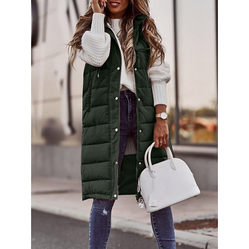 Women's Winter Coat Down Jacket Puffer Vest Jacket Casual Jacket Outdoor Street Wear Fall Winter Coat Casual4