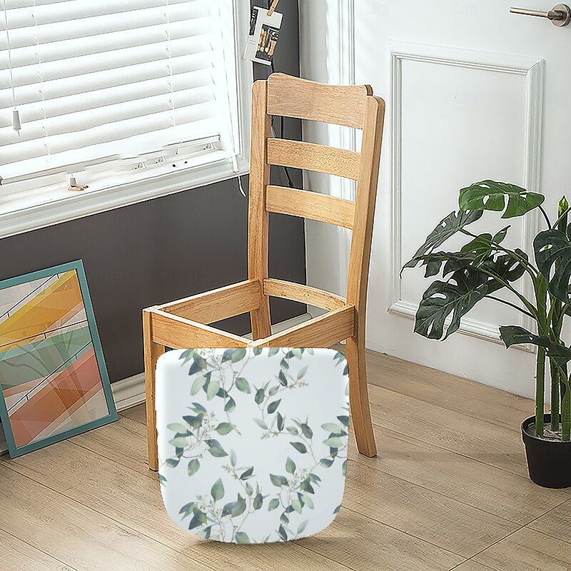 Dining Chair Cover Stretchy and Durable Slipcover Furniture Protector for a Stylish and Elegant Dining Room Decor Ideal for Home or Event Use Stool Chair Cover Geometric Printed Polyester Slipcovers4