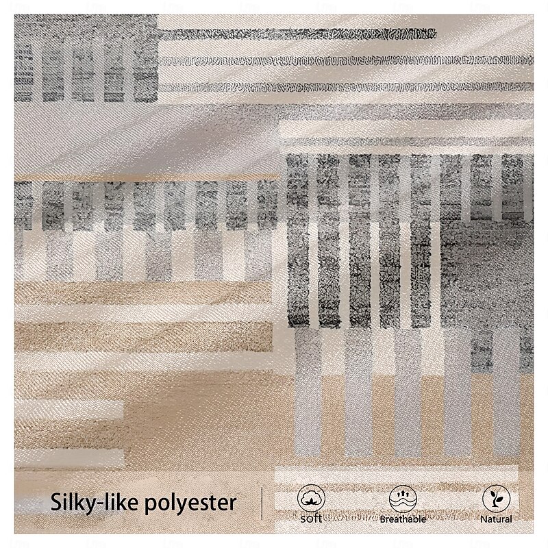 Men's Plaid Zip Polo Shirts Golf Shirt Short Sleeve Polo Shirts Collared Shirts Vintage Casual Vacation Wear Formal Wear Festival Wear 3D Print Quarter Zip Polo Summer Spring Light Grey3