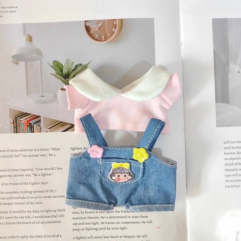 Doll Clothes Suit ForLabubu 7in/17cm Plush Doll Clothes Set(WITHOUT Doll)4