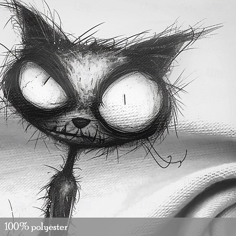 Men's Cat T Shirt Short Sleeve T shirt 3D Print Crew Neck Shirt Fashion Athleisure Street Sports Outdoor White Summer Spring Clothing Apparel S M L XL XXL XXXL4