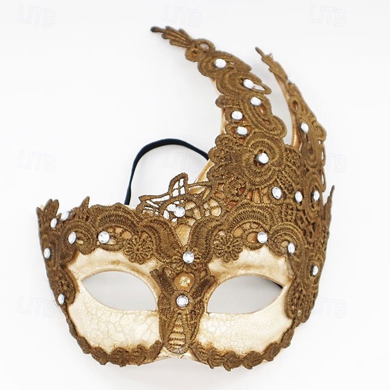 Halloween Mask Venetian Mask The Phantom of the Opera Couples 2 PCS Carnival Mask Adults' Unisex Halloween Carnival Mardi Gras Party Evening Wear Masquerade Prom Easy Halloween Costumes Dress Up 5