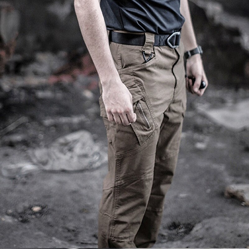 Men's Combat Pants Cargo Pants Hiking Pants Trousers Tactical Pants Military Outdoor Regular Fit Waterproof Windproof Quick Dry Breathable Pants / Trousers Black Army Green Hunting Climbing Camping4