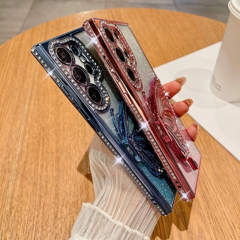 Phone Case For Samsung Galaxy S25 S24 S23 Ultra Plus S22 Plus  Ultra A55 5G A35 5G A25 A15 A24 Back Cover Shockproof Retro TPU Acrylic4