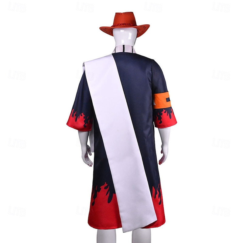 Portgas·D· Ace Anime Cosplay Costume Cosplay Suits Halloween Carnival Masquerade Costume For Men's Adults'4