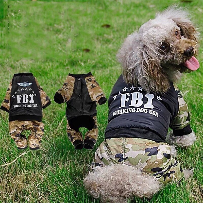 Dog Coat Jacket Puffer / Down Jacket Fashion Winter Warm Fashion Comfortable Outdoor Dailywear Homewear Dog Clothing for Small Medium Large