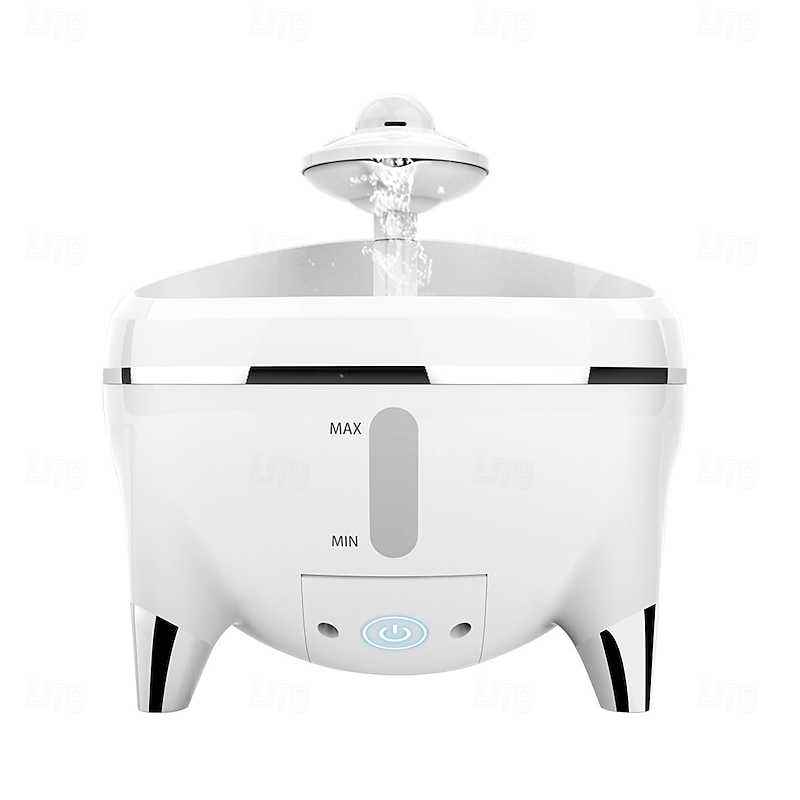 Dog Cat Pets Automatic Drinking Bowl / Dog Cat Bowls 1.6 L ABS+PC Easy to Install Fountain Bowls & Feeders Solid Colored White Bowls & Feeding Home Daily Indoor