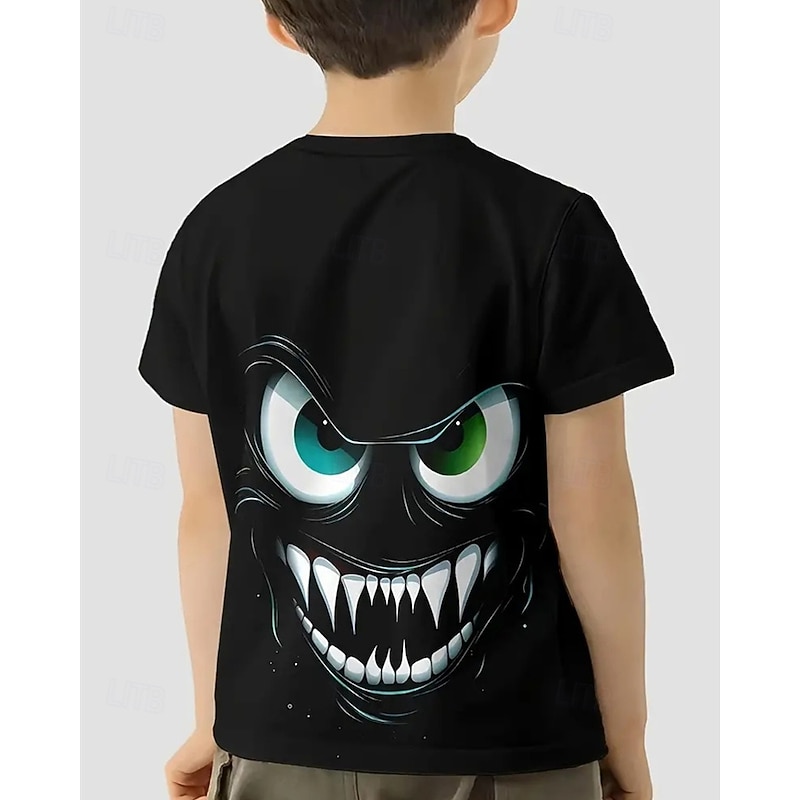 Boys 3D Graphic Animal Cartoon T shirt Tee Short Sleeve Summer Spring Fashion Basic Kids 4-12 Years Crew Neck Outdoor Casual Daily Regular Fit2