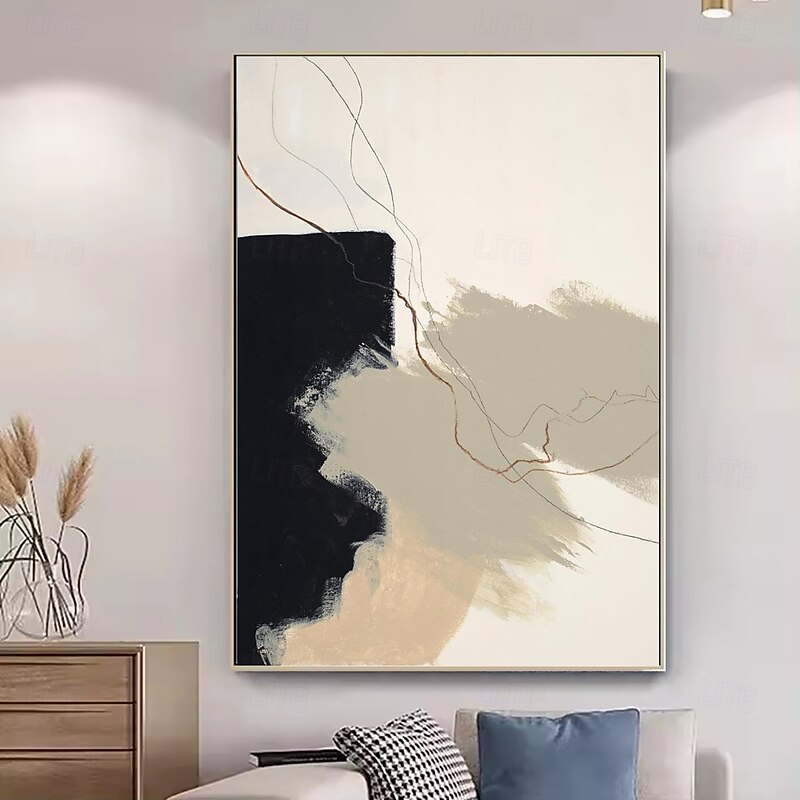 Handmade Oil Painting Canvas Wall Art Decoration Abstract Minimalism for Home Decor Rolled Frameless Unstretched Painting4