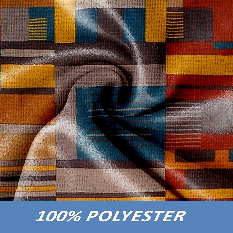 Men's Plaid Winter Coat Fleece Jacket Overcoat Thermal Comfortable Vintage Business Casual Party Evening Wear Daily Wear 3D Print Buttons Front Pocket Winter Turndown Long Sleeve Brown3