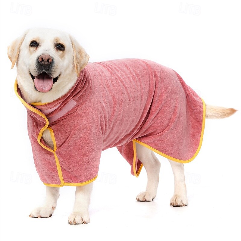 Dog Bath Towel Dog Dry Robe Fashion Winter Warm Fashion Comfortable Indoor Pool Dog Clothing for Small Medium Large3