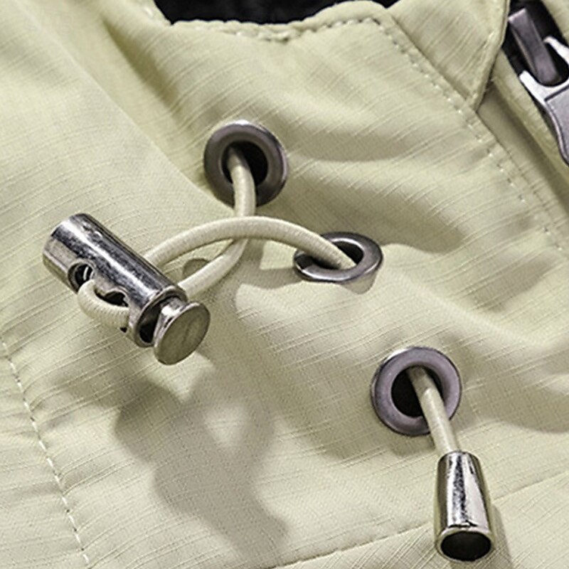 Men's Hiking Fleece Jacket Winter Outdoor Patchwork Thermal Warm Fleece Lining Waterproof Windproof Fleece Jackets Full Zip Climbing Camping / Hiking / Caving Traveling Black Army Green Red Blue Khaki3