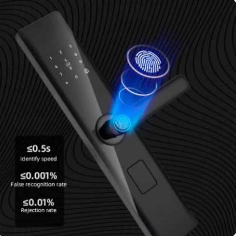 Home Smart Lock Anti-theft Door Wooden Door Smart Door Lock Electronic Password Lock Door Lock3