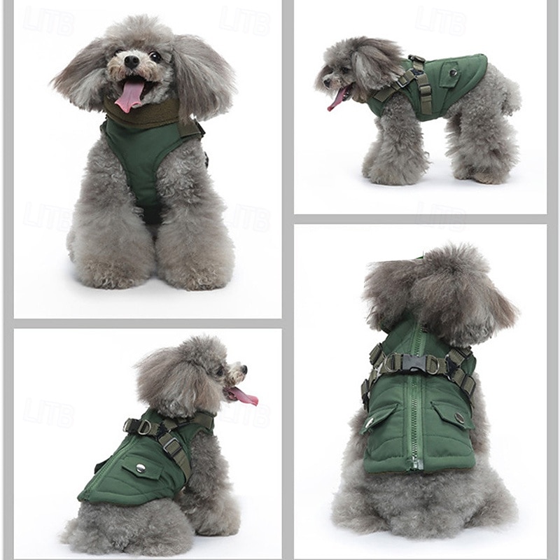 Dog Coat Jacket Fashion Winter Reflective Waterproof Warm Fashion Comfortable Outdoor Dailywear Homewear Dog Clothing for Small Medium3
