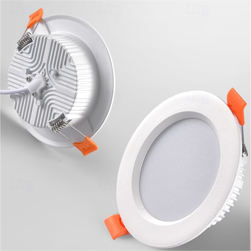 LED Recessed Ceiling Light 220V 7W 9W 12W 18W Spotlight White Warm White  for Ceiling Commercial Stage 1Pc4