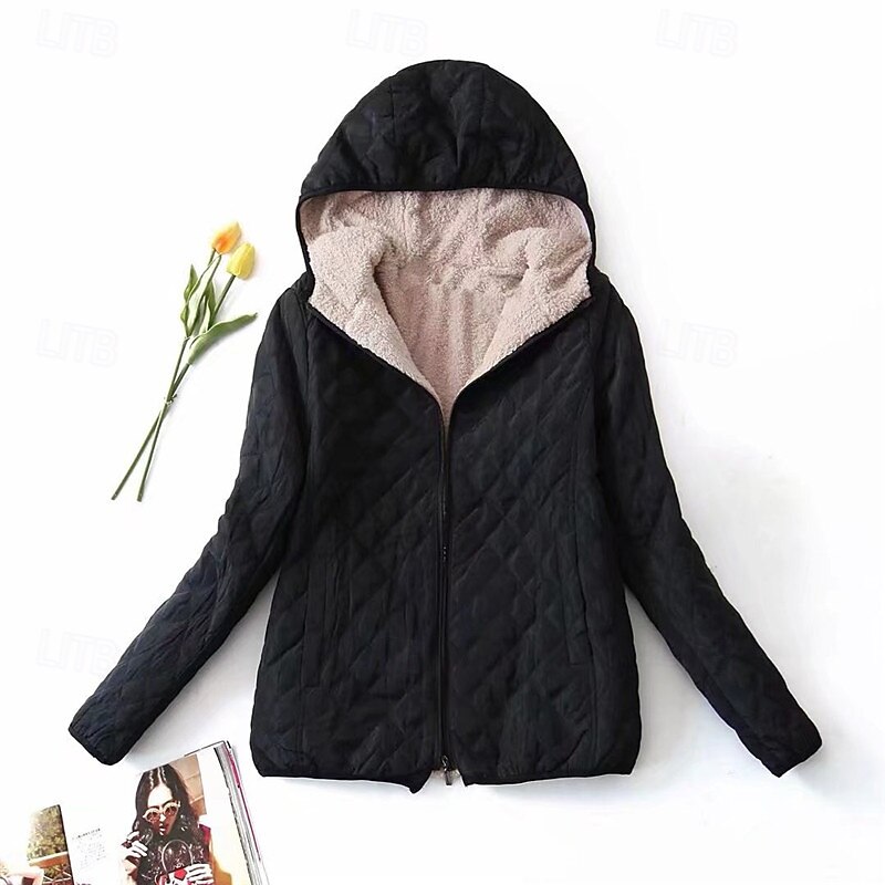 Women's Hiking Fleece Jacket Fleece Winter Outdoor Soft Comfortable Warm Fleece Jackets Full Zip Camping / Hiking / Caving Traveling Winter Sports Dark Grey Black Army Green Red Burgundy