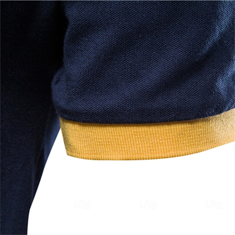 100% Cotton Badge Embroidery Polo Shirt for Men Short-sleeved Patchwork Men's Polos Quality Summer Brand Men Clothing4