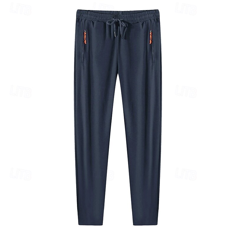 Men's Sweatpants Outdoor Pants Hiking Pants Trousers Summer Outdoor Regular Fit Quick Dry Stretchy Breathable Pants / Trousers Drawstring Elastic Waist Dark Grey Black Hunting Climbing Camping3