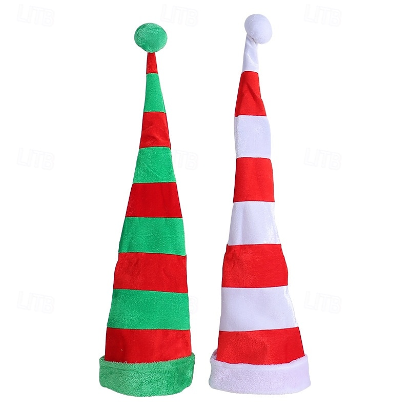 Christmas Elf Long Hat, Festive Elf Cap and Party Atmosphere Clown Hat, Christmas Decoration Hat for Cheerful Holidays2