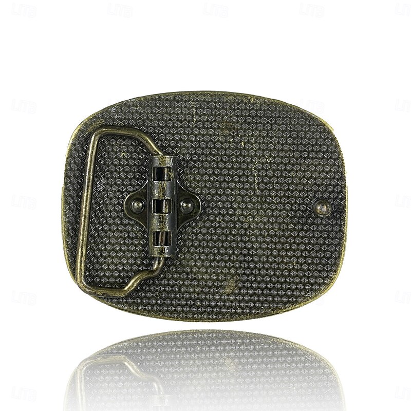 Men's Belt Buckle Buckle Red Green Alloy Vintage Style Retro Vintage Vintage Daily Religious Celebrations3