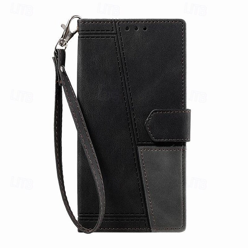 Phone Case For Pixel 8 Pro Pixel 8 Pixel 7 Pixel 7 Pro Pixel 6 Pixel 6 Pro Wallet Case with Stand Holder with Wrist Strap Card Slot Retro TPU PU Leather4