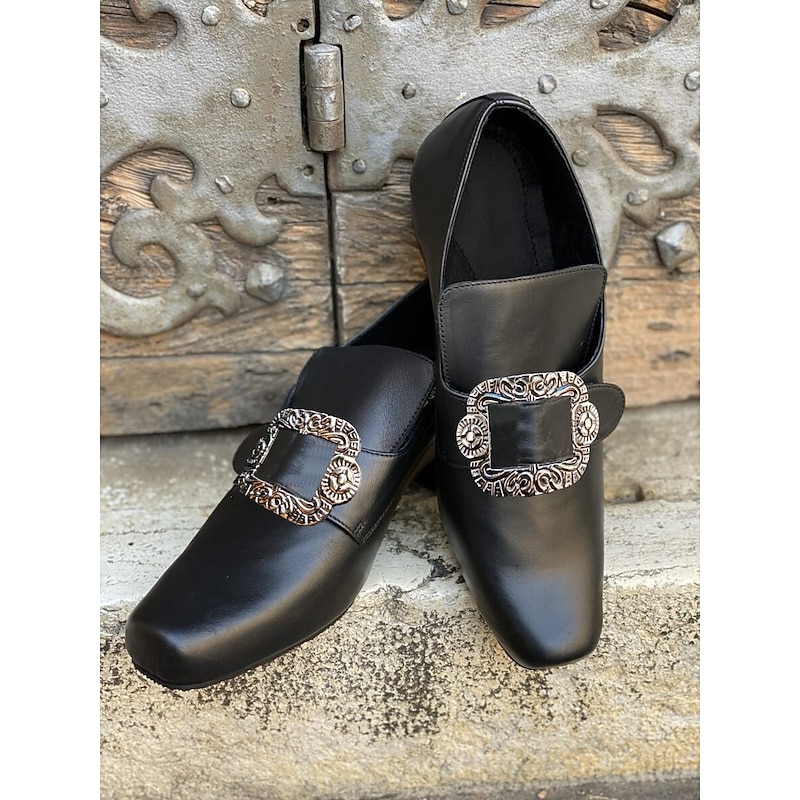 Rococo Baroque Victorian Shoes Fancy Dress Men's Halloween Carnival Masquerade Performance Party / Evening Masquerade Adults' Shoes2