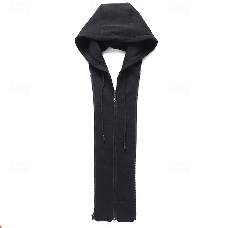Men's Wool Coat Overcoat Trench Coat Long Trench Coat Daily Vacation Fall & Winter Wool Thermal Warm Windproof Outerwear Clothing Apparel Fashion Classic Color Block Pocket Hooded Single Breasted4