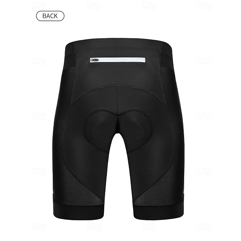 Men's Cycling Pants Cycling Shorts Bike Padded Shorts / Chamois Race Fit Sports Quick Dry Moisture Permeability Breathable Black Clothing Apparel Bike Wear2