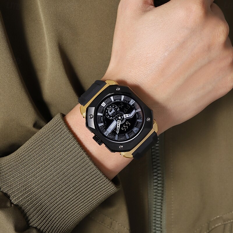 SKMEI Men Digital Watch Outdoor Sports Fashion Casual Luminous Stopwatch Alarm Clock Countdown TPU Watch4