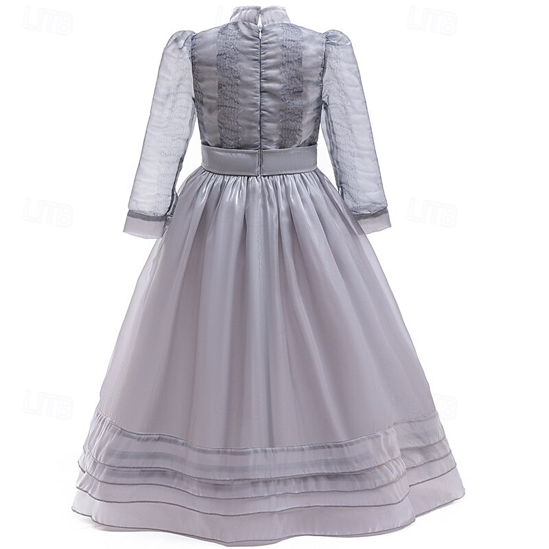 Ghost Bride Lydia Deetz Halloween Dress Beetlejuice Horror Movie Cosplay Costume Dress Up Kid's Girls' Masquerade Party / Evening Easy Halloween Costumes Dress Up3