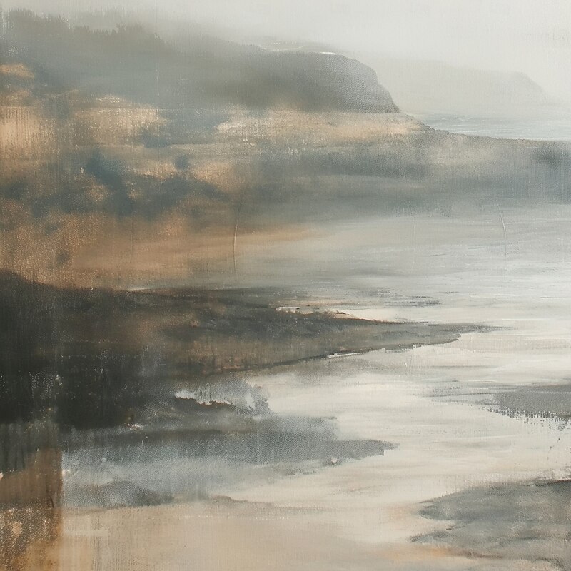 Handmade Oil Painting Canvas Wall Art Decor Original seascape Painting Abstract Ocean Wall Art for Home Decor With Stretched Frame/Without Inner Frame Painting3