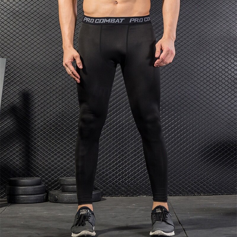 Men's Tracksuit Jogging Suit 2 Piece Solid Colored Base Layer Compression Shirt and Pants Athletic Clothing Set Spring Gray Black Black Gym Workout Jogging Running Soft Breathable Long Sleeve Sport2