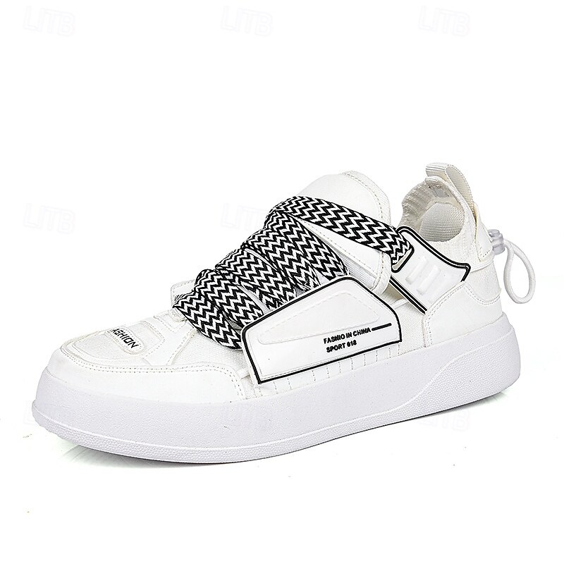 Men's Green High-Top Sneakers with Multicolor Laces and Velcro Strap – Stylish Casual Sport Shoes for Streetwear and Everyday Use 20