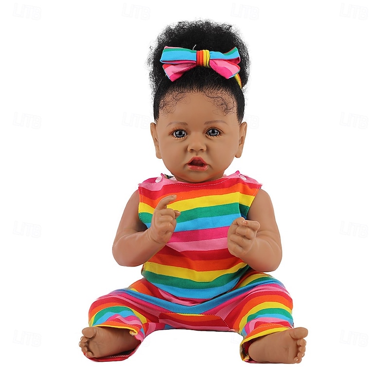 Realistic Reborn Baby Dolls - 22.8 Inch Silicone Baby Girl Real Life Dolls with Full Body Vinyl Newborn Lifelike Weighted Dolls for Ages 3+ Gift3