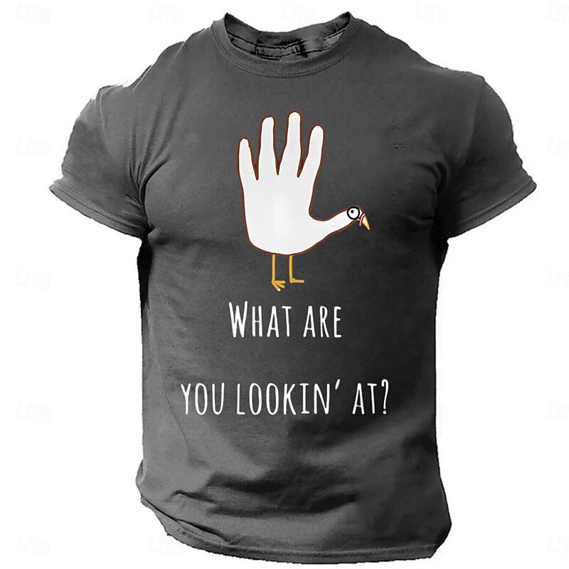 Men's Letter Printed Funny Turkey T Shirt Tee Top 100% Cotton Short Sleeve Graphic Shirt Black Red Dark Grey Comfortable Tee Thanksgiving Festival Fashion Designer Clothing3