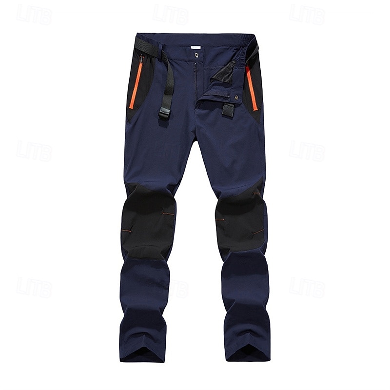 Men's Combat Pants Cargo Pants Hiking Pants Trousers Tactical Pants Military Outdoor Regular Fit Waterproof Quick Dry Breathable Pants / Trousers Khaki Dark Blue Hunting Climbing Camping / Hiking