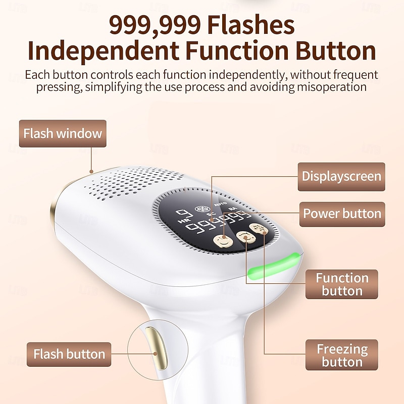 Ice Spot IPL Hair Removal Device for Women Painless Multifunctional Hair Removal Instrument3