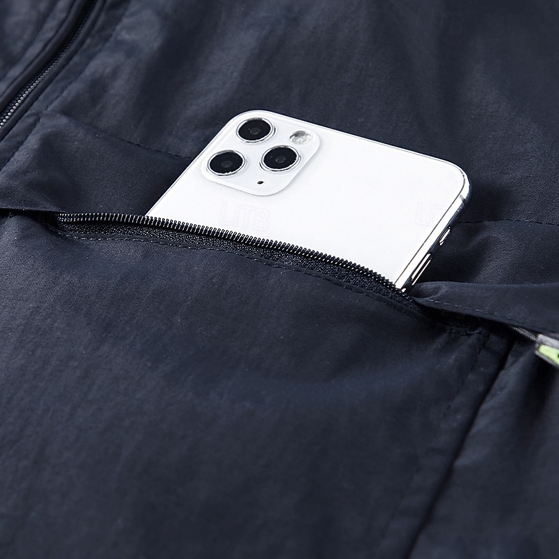 Men's Vest Gilet Tactical Jacket Fishing Vest Casual Daily Athleisure Fall & Winter Sexy Polyester Solid / Plain Color Zipper Standing Collar Loose Fit Black Red Khaki Army Green Vest3