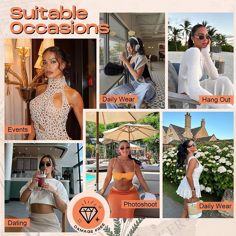 Ponytail Extension, 14" Short Wavy Drawstring Ponytail Lightweight Multi Layered Fake Pony Tails Hair Extensions Natural Soft Clip in Hair Extensions Ponytail4