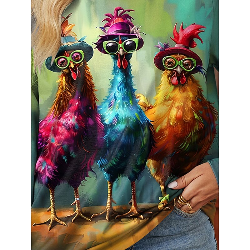 Women's Sweatshirt Graphic Abstract Street Dailywear Print Casual Crew Neck Long Sleeve Micro-elastic Fall Winter Comfrt Breathable Soft Fabric3