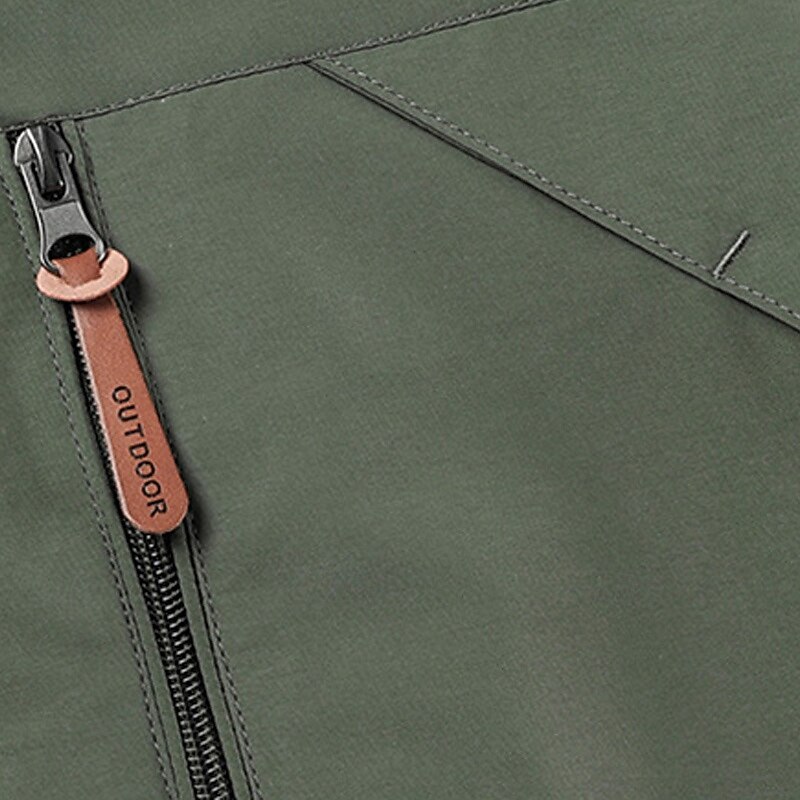 Men's Hiking Jacket Outdoor Windproof Water Resistant Lightweight Jacket Windbreaker Jacket Traveling Black Army Green Dark Blue Grey3