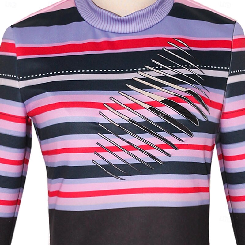 Astrid Deetz Halloween Dress Beetlejuice Dresses Adults' Women's Masquerade Casual Easy Halloween Costumes Dress Up3